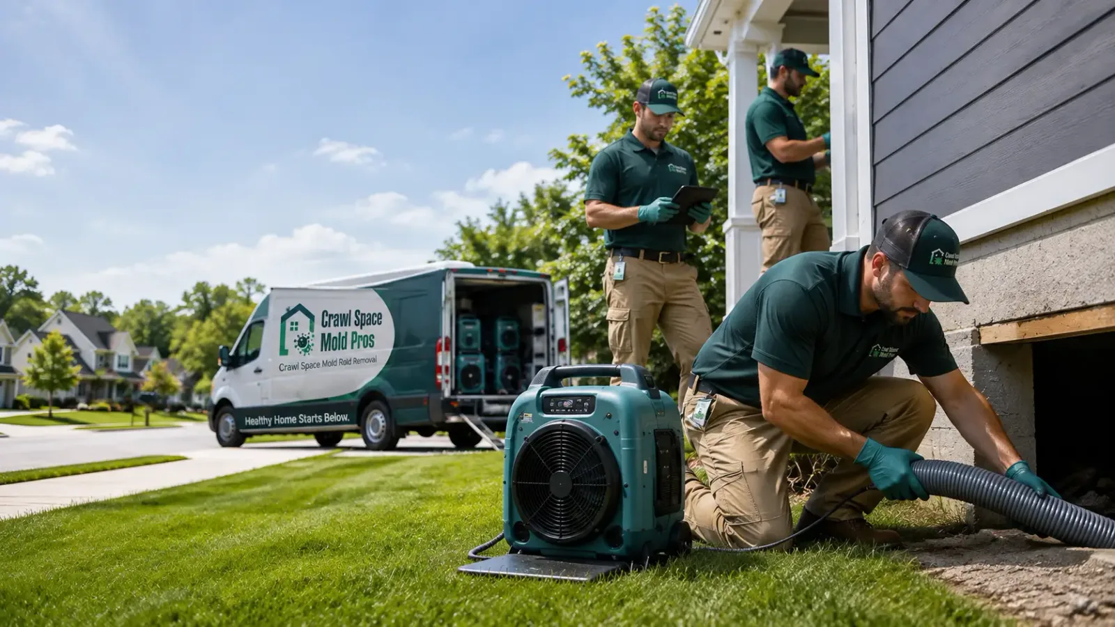 Crawl Space Mold Removal in Indore, WV